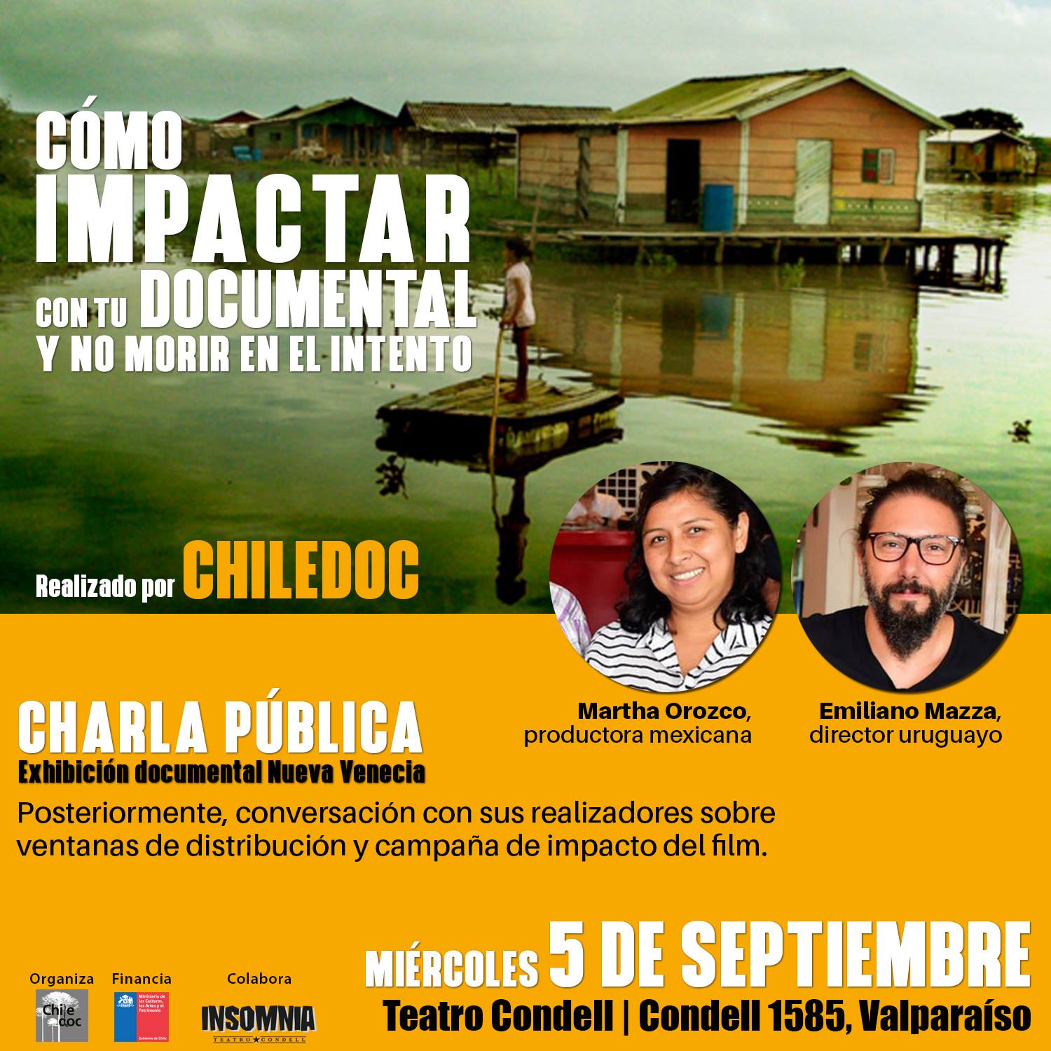 Charla sobre #CinedeImpacto #LaRevancha de #NuevaVenecia